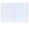 Spirax Platinum Journal Linen-Look Flamingo A5 160 Page 7mm Lined Pack of 10
