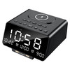 Dolphy Bluetooth LED Alarm with Radio Black | Mega Office Supplies