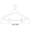 Dolphy Brown Standard Hook Hanger with Clips Pack of 50 | Mega Office Supplies