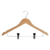 Dolphy Standard Hook Hanger with Clips Natural Pack of 50 | Mega Office Supplies