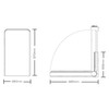 Dolphy Baby Change Station High Density Polyethylene White Vertical | Mega Office Supplies