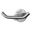 Dolphy Silver Stainless Steel Double Robe Hook 50x90mm | Mega Office Supplies