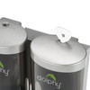 Dolphy Transparent Pack of 2 Soap Dispenser 200ml | Mega Office Supplies
