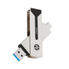 SSD USB 3.2 256GB Type A+C Flash Drive Pearl Nickel HP 911 Pro