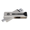 911 Pro SSD USB 3.2 256GB Type A+C Flash Drive Pearl Nickel HP