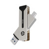 USB 3.2 512GB Type A+C Flash Drive Pearl Nickel HP 911 Pro SSD