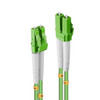 Lindy 2m Fibre Optic Cable LC-LC OM5 Lime Green