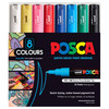 Posca PC-1M Paint Marker Pen Bullet Extra Fine Assorted Wallet of 8