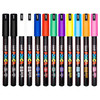 Posca PC-1MR Paint Marker Pen Ultra-Fine Bullet Tip Assorted Set 12 | Mega Office Supplies