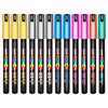 Posca PC-1MR Paint Marker Pen Bullet Ultra Fine Metallic Assorted Set of 12