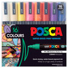 Posca PC-5M Paint Marker Pen Bullet Medium Assorted Wallet of 16
