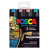 Posca PC-8K Paint Marker Pen Chisel Bold Metallic Assorted Wallet of 4