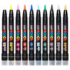 Posca Assorted Set 10 PCF-350 Paint Marker Pen Brush Tip | Mega Office Supplies