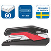 Rapid Supreme Omnipress Fullstrip Stapler Black/Red SO60 | Mega Office Supplies