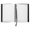 PVC Spiral Diary A4 Day To A Page Black Norwich 2026