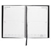 PVC Spiral Diary A4 2 Days To A Page Black Norwich 2026