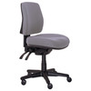 Buro Roma 3 Lever Mid Back with Seat Slide without Arms Charcoal | Mega Office Supplies