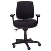 Buro 3 Lever Mid Back with Seat Slide with Arms Green Roma | Mega Office Supplies