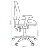 Buro Roma 3 Lever High Back with Seat Slide with Arms Charcoal | Mega Office Supplies