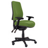 Buro Roma 3 Lever High Back with Seat Slide with Arms Green | Mega Office Supplies