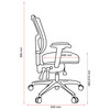 Buro Elastic Black Metro II 24/7 Mesh Back with Seat Slide Nylon Base without Arms | Mega Office Supplies