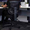 Buro 24/7 Mesh Back with Seat Slide Nylon Base without Arms Elastic Black Metro II | Mega Office Supplies