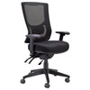 Buro Metro II 24/7 Mesh High Back with Seat Slide Nylon Base with Arms Elastic Black | Mega Office Supplies