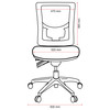 Buro Mesh High Back with Seat Slide Nylon Base with Arms Elastic Black Metro II 24/7 | Mega Office Supplies