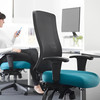 Buro Chair without Arms Teal Tidal Mesh High Back | Mega Office Supplies