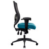 Buro High Back Chair with Arms Teal Tidal Mesh | Mega Office Supplies