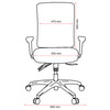 Buro Chair with Arms Teal Tidal Mesh High Back | Mega Office Supplies