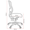 Buro Teal Tidal Mesh High Back Chair with Arms | Mega Office Supplies