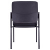 Buro Black Powdercoat Frame without Arms Fabric Black Lindis 4 Leg Chair | Mega Office Supplies