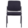 Buro 4 Leg Chair Black Powdercoat Frame without Arms Fabric Black Lindis | Mega Office Supplies