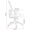 Buro Mantra Mesh Back Chair without Arms Black | Mega Office Supplies