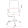 Buro Mesh Back Chair without Arms Black Mantra | Mega Office Supplies
