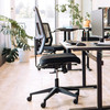 Buro Chair without Arms Black Mantra Mesh Back | Mega Office Supplies
