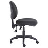 Mondo 3-Lever Mid Back Java Chair Without Arms Black