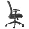 Mondo Gene Chair Mesh Back with Arms Black