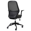 Mondo Black Soho Chair Mesh Back with Arms