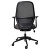 Mondo Soho Chair Mesh Back with Arms Black