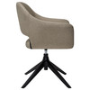 Visitor Chair Low Back Taupe Konfurb Saron