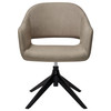 Saron Visitor Chair Low Back Taupe Konfurb