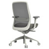 Konfurb Everyday Model Mesh Back with Arms White Luna Chair | Mega Office Supplies