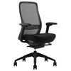 Konfurb Luna Chair Mesh Back with Arms Black