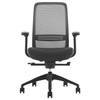 Konfurb Chair Everyday Model Mesh Back with Arms Black Luna | Mega Office Supplies