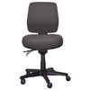 Buro Mid Back with Seat Slide without Arms SafeTex Charcoal Roma 3 Lever | Mega Office Supplies