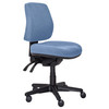 Buro Roma 3 Lever Mid Back with Seat Slide without Arms SafeTex Cobalt | Mega Office Supplies