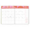 Orange Circle 2026 Diary Colour Block 191 x 248mm Month To View