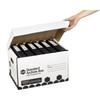 Marbig Standard Archive Box with Attached Lid Enviro White Box of 10